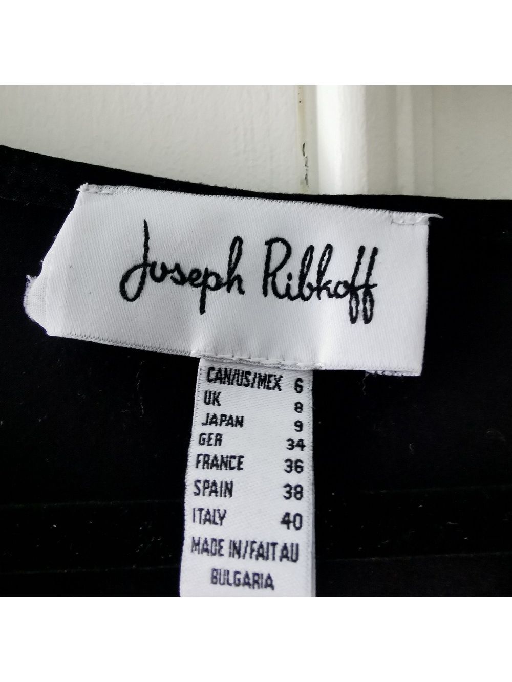 Womens Joseph RibKoff Smock Style B/W Tunic Top /Peekaboo Cut outs. Size 6 - Picture 5 of 8